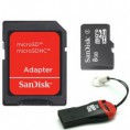 CARTÃO DE MEMÓRIA SANDISK 8GB GRÁTIS ADAPTADOR DE MICRO